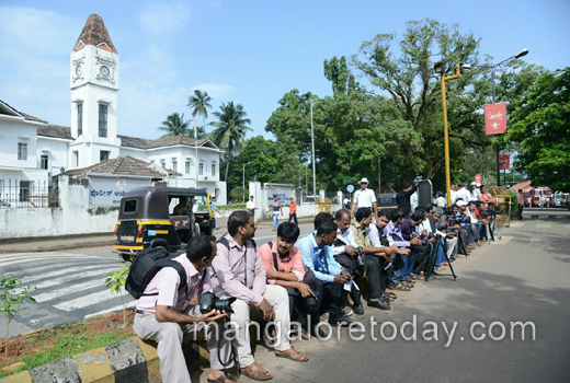 Media protest .